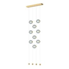 Hubbardton Forge - Canada 139057-LED-STND-86-YL0668 - Abacus 9-Light Ceiling-to-Floor LED Pendant