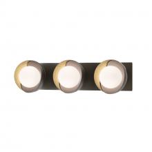 Hubbardton Forge - Canada 201378-SKT-14-86-GG0711 - Brooklyn 3-Light Straight Double Shade Bath Sconce