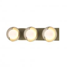 Hubbardton Forge - Canada 201378-SKT-86-82-GG0711 - Brooklyn 3-Light Straight Double Shade Bath Sconce