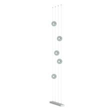 Hubbardton Forge - Canada 289520-LED-STND-82-YL0668 - Abacus 5-Light Floor to Ceiling Plug-In LED Lamp