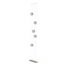Hubbardton Forge - Canada 289520-LED-STND-84-YL0668 - Abacus 5-Light Floor to Ceiling Plug-In LED Lamp