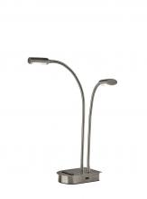 AFJ - Adesso 5026-22 - Eternity LED 2 Arm Desk Lamp w/Smart Switch