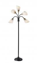 AFJ - Adesso 7205-01 - 5 Light Floor Lamp