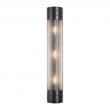 Alora Lighting WV348224UBPG - Willard 24-in Urban Bronze/Prismatic Glass 3 Lights Wall/Vanity