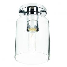 Russell Lighting 301-006/CHR/CL - Holsten Flush Mount Polished Chrome