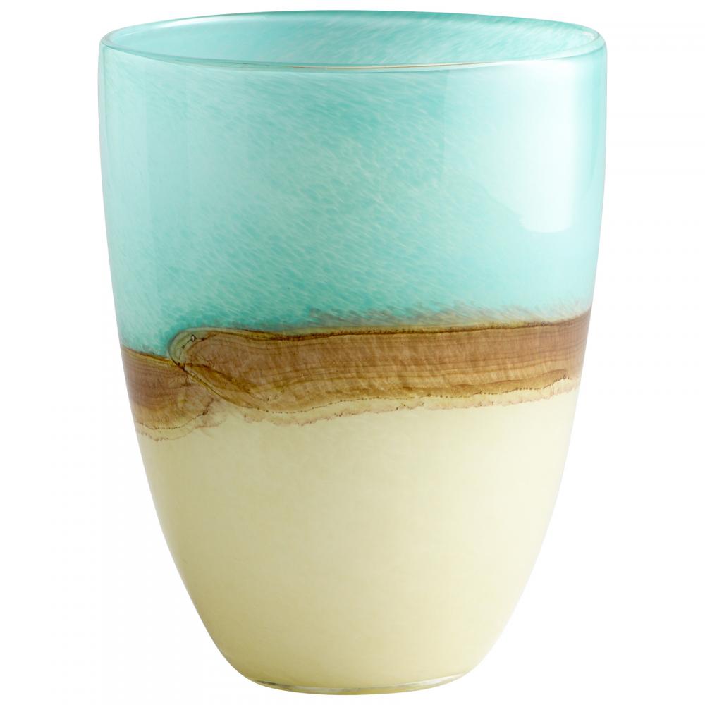 Md Turquoise Earth Vase