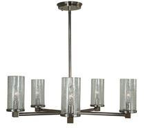 Framburg 3065 BN - 5-Light Brushed Nickel Lexi Chandelier