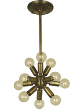 Framburg 4391 PN - 11-Light Polished Nickel Simone Chandelier