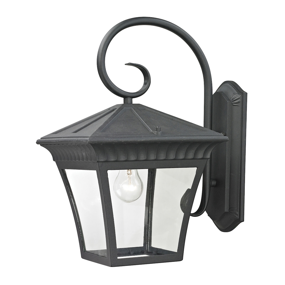 Thomas - Ridgewood 18'' High 1-Light Outdoor Sconce - Matte Textured Black