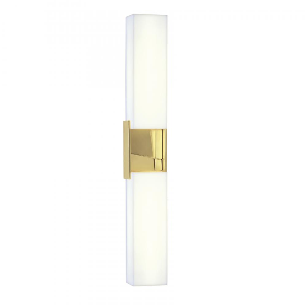 Artemis 24&#39;&#39; High Integrated LED Sconce - Satin Brass