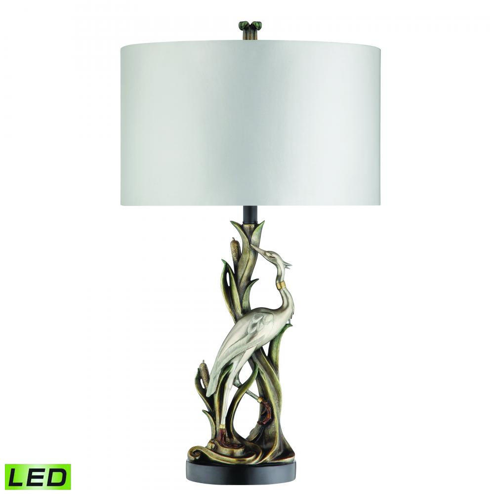 Eda 30.88'' High 1-Light Table Lamp - Gold - Includes LED Bulb