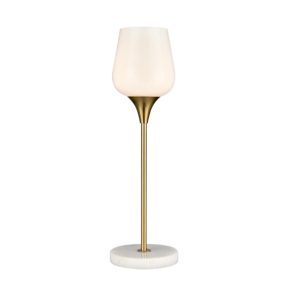 Finch Lane 20'' High 1-Light Table Lamp - Satin Gold