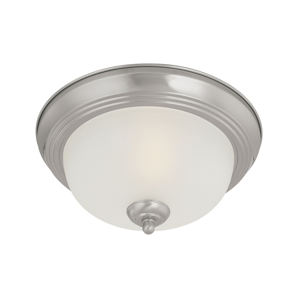 Thomas - Pendenza 13.25'' Wide 2-Light Flush Mount - Brushed Nickel