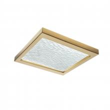 ELK Home 5391-SB-WV - For-Square 12'' Wide Integrated LED Flush Mount - Satin Brass