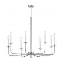 ELK Home CN341822 - Thomas - Lexington Green 38'' Wide 8-Light Chandelier - Brushed Nickel