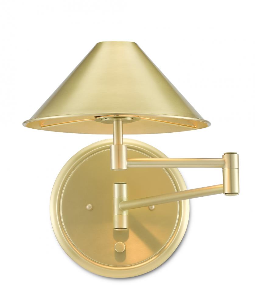 Seton Brass Swing-Arm Wall Sconce