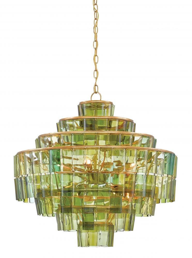 Sommelier Green Chandelier