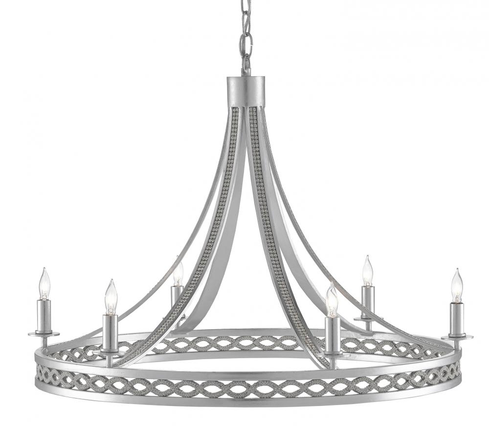 Gavotte Silver Chandelier