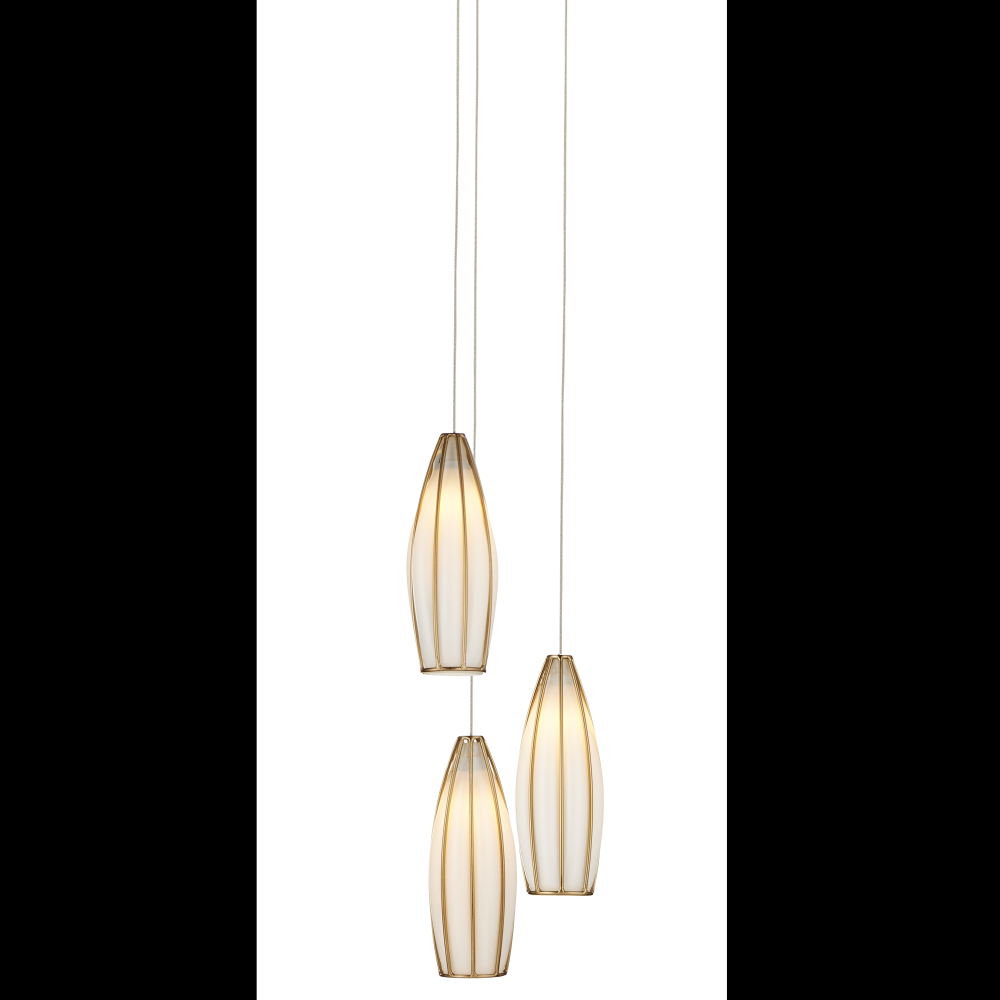 Parish 3-Light Round Multi-Drop Pendant