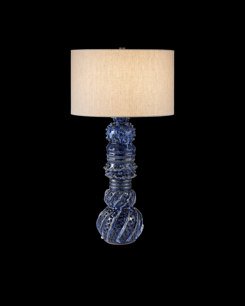 Undersea Dark Blue Table Lamp