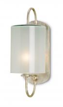 Currey 5129 - Glacier Silver Wall Sconce