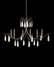  9000-0545 - Marshallia Large Gold Chandelier