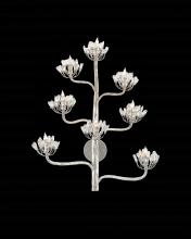  5000-0105 - Agave Americana Silver Wall Sconce