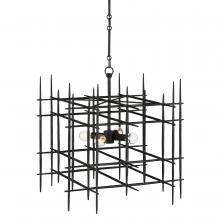 Currey 9000-0938 - Steelhouse Small Black Chandelier