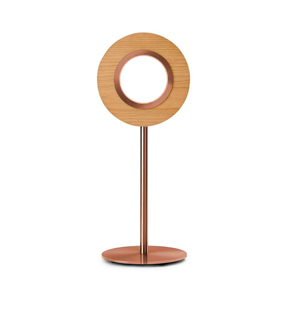 Lens Circular Table Copper Brown