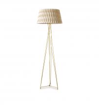 LZF Lamps LOLA P GD UL - Lola Floor Gold White