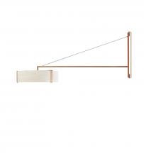 LZF Lamps THES A CO LED DIM UL - Thesis Wall Sconce Copper White