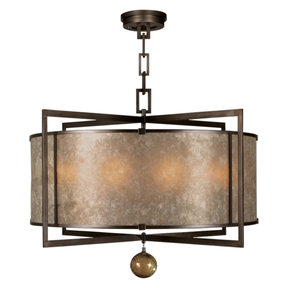 Singapore Moderne 40"W Round Pendant