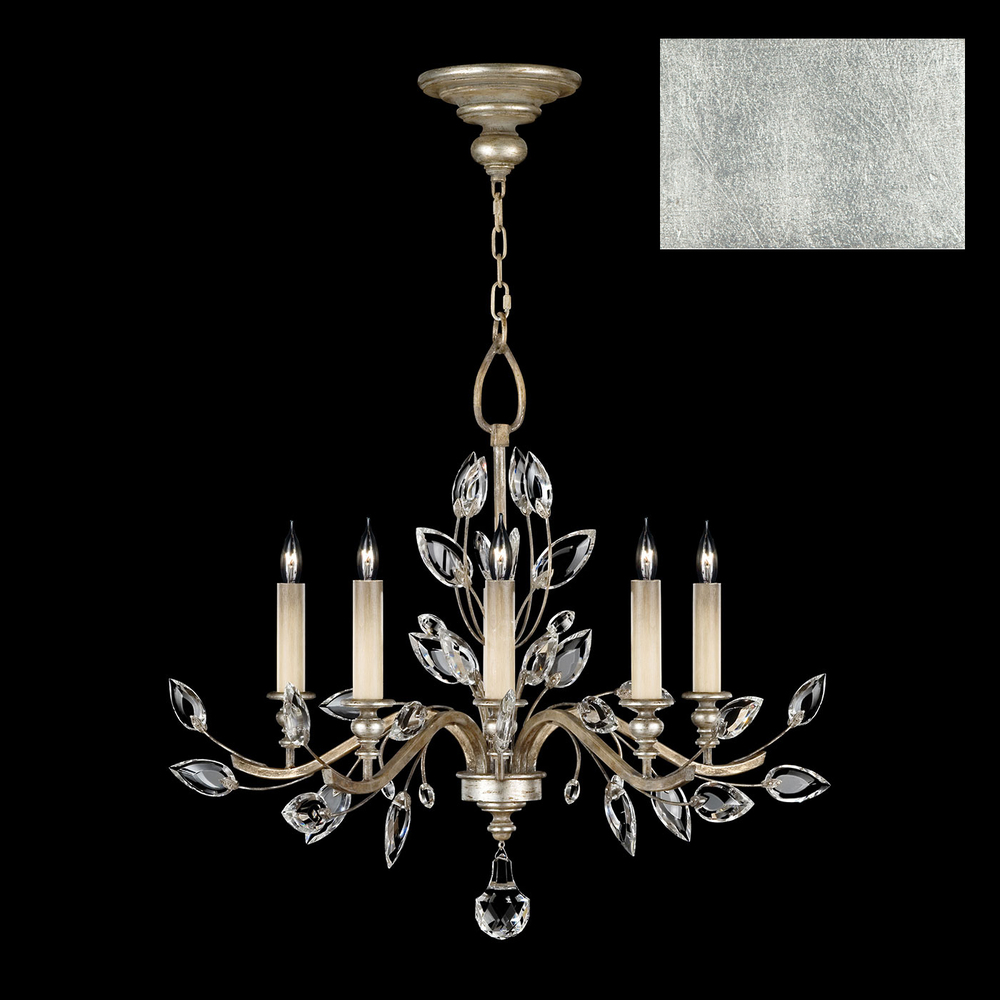 Crystal Laurel 32"W Round Chandelier