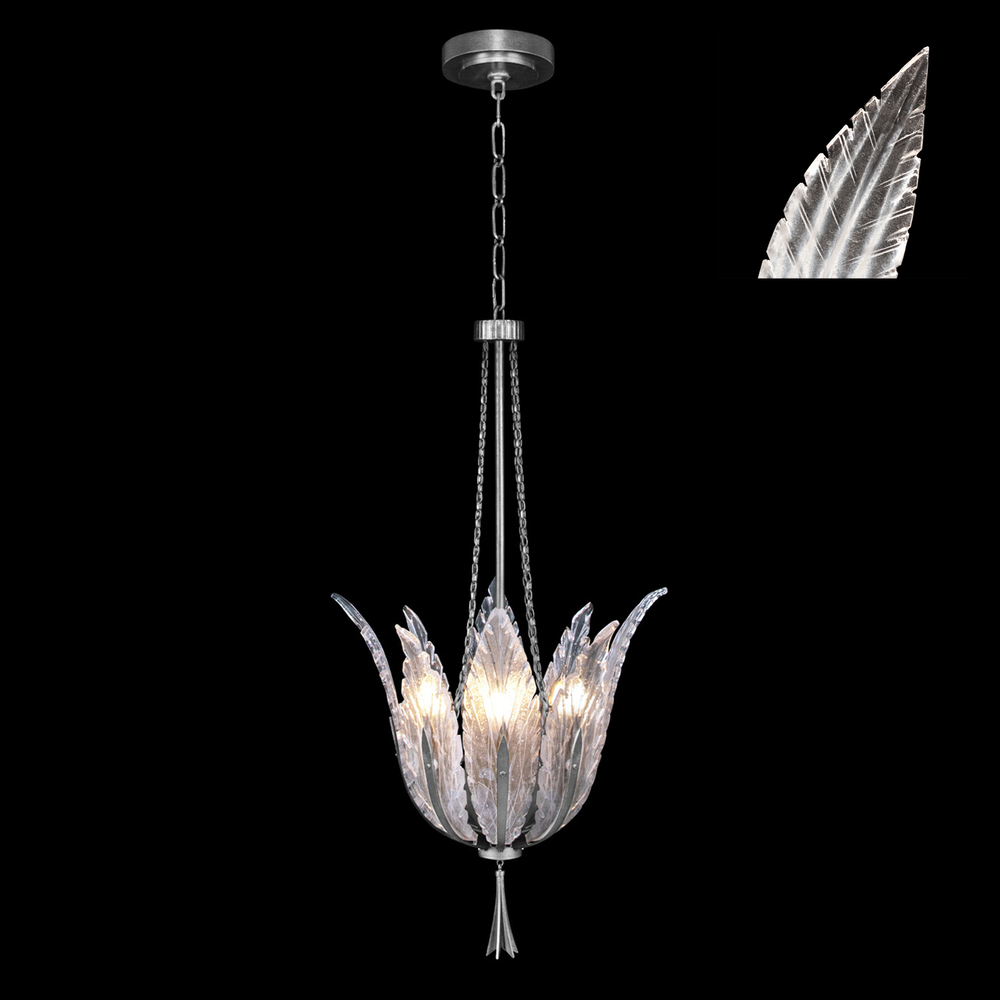 Plume 17.5"W Round Pendant