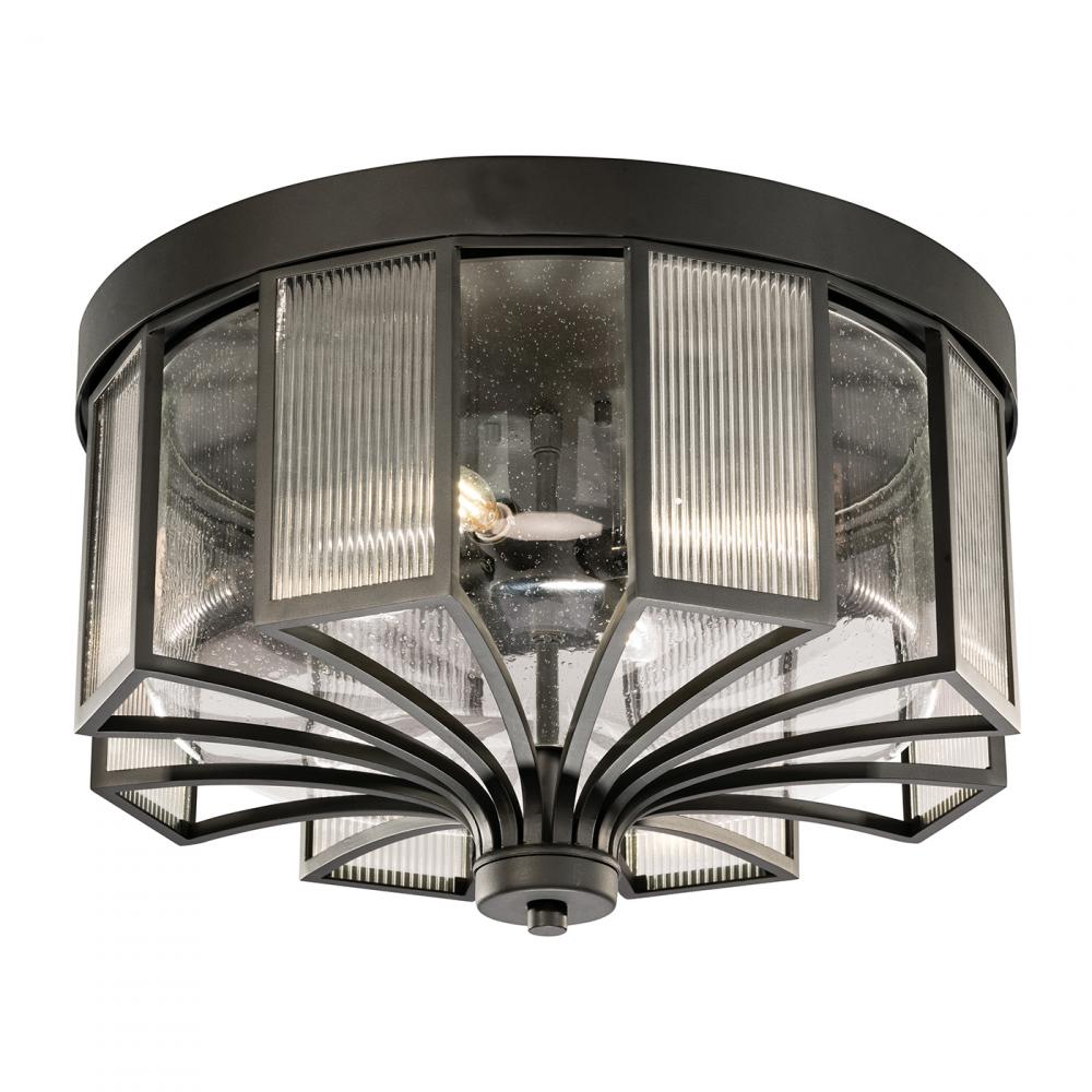 Bristol 21.5"W Outdoor Flush Mount